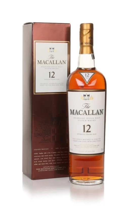 The Macallan 12 Year Old Sherry Oak - Late 2000s Whisky 70cl