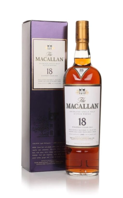 Macallan 18 Year Old 1995 Sherry Oak